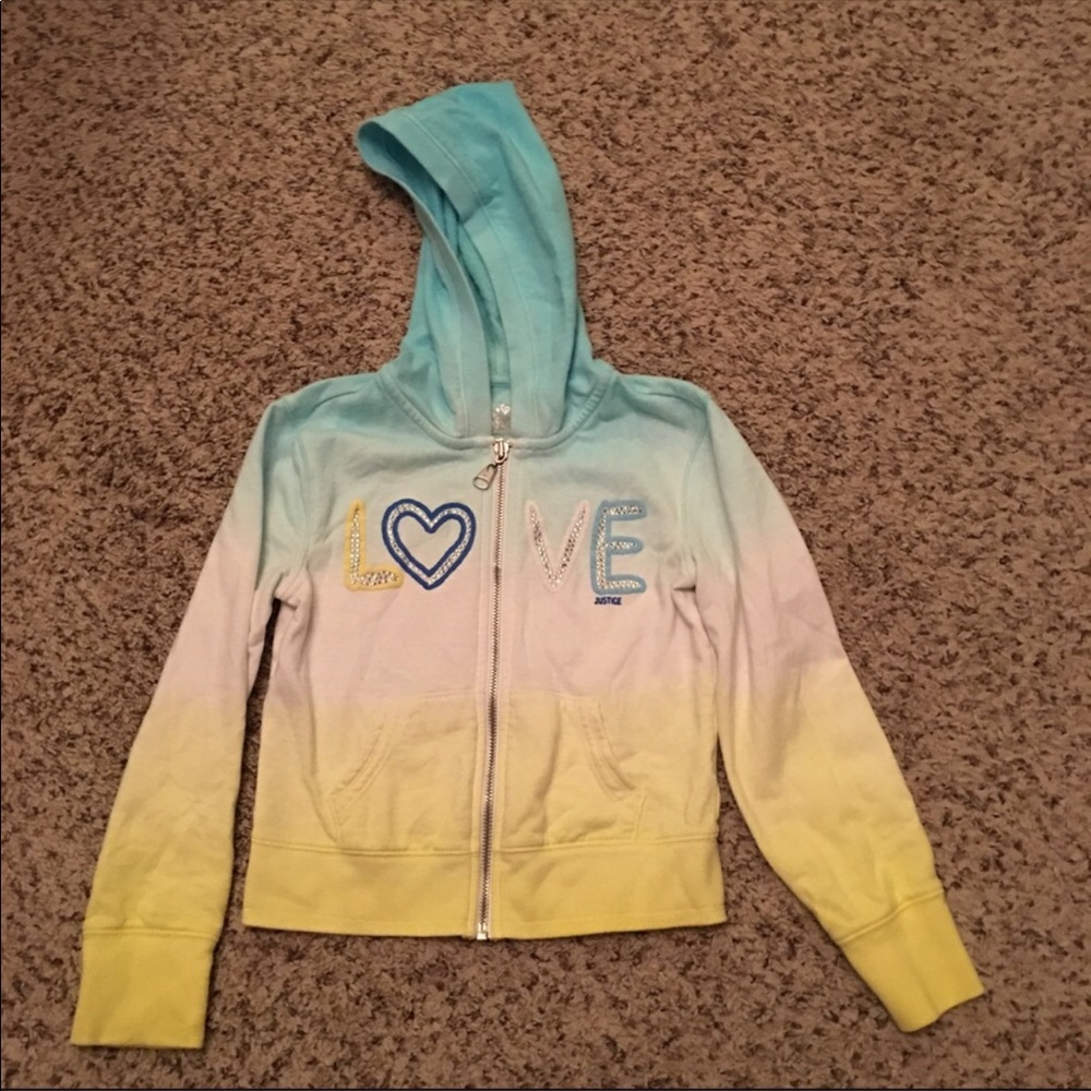 Justice 💗 LOVE 💗 Hoodi